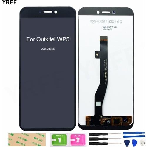 LCD Display Screen For Outkitel WP5 LCD Display Touch Screen Digitizer Sensor Panel Assembly Free shipping