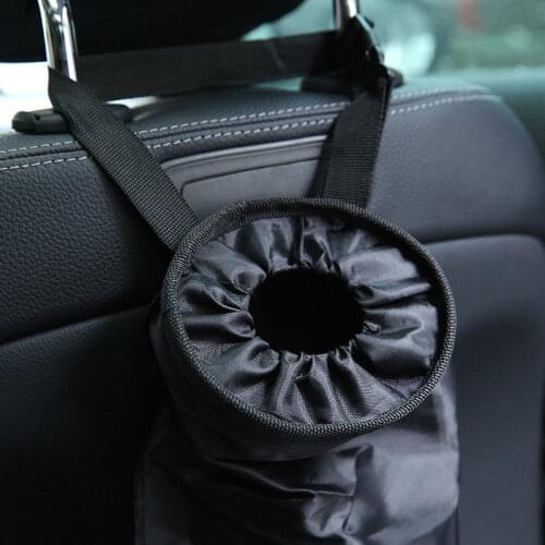 1pcs Car Seat Back Trash Holder Hang Litter Bag Garbage Storage Rubbish Container Car Waste Bins Cleaning Tools