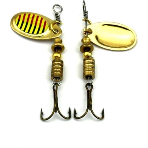 Big Sale 10pcs Mini Metal Spinnerbait Fishing Lure Metal Hard Lure Artificial Feather Hooks Sequin Fishing Hook 5.7cm 3.2g