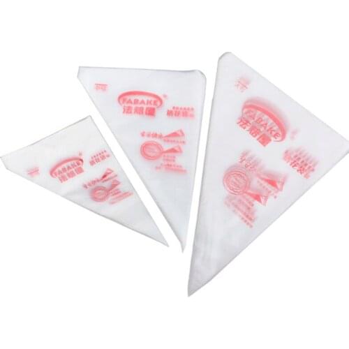 100Pcs/pack Disposable Pastry Bag Icing Piping Cake Pastry Cupcake Decor Bags Fondant Cake Cream Pastry Tip Baking Tools