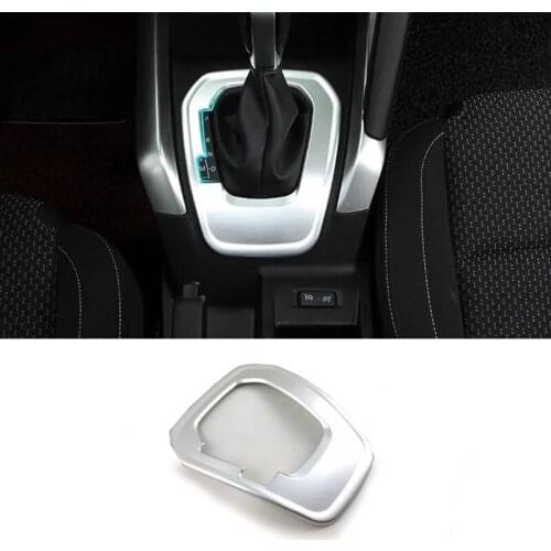 ABS Chrome For Renault Kadjar 2015 2016 2017 2018 Car gear shift knob frame panel Cover trim