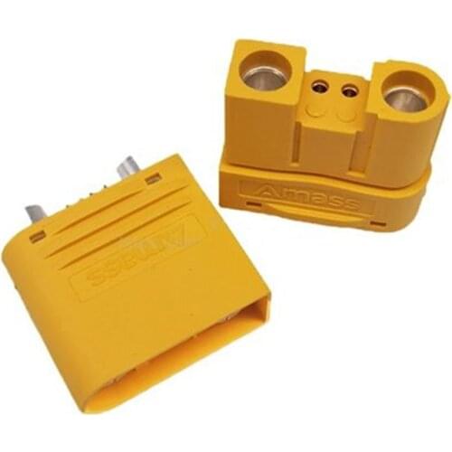 10pcs XT120 60A Large Current Plug Lipo Battery Connecting Adapter Controller Joint Connector with Signal Pin for RC Drone