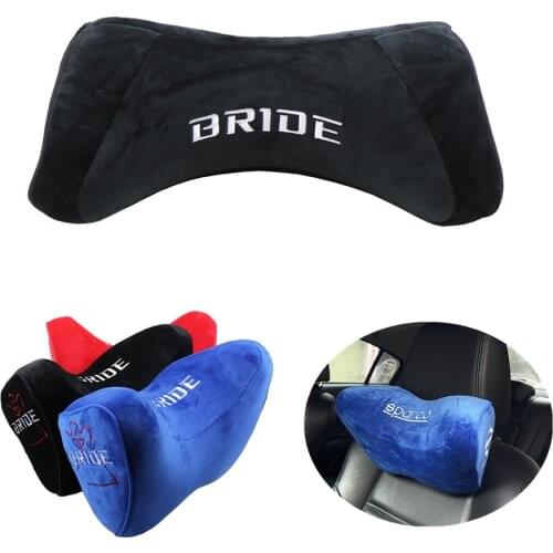 Car pillow is suitable for RECARO BRIDE racing seat modification headrest comfortable memory foam pillow 1pcs