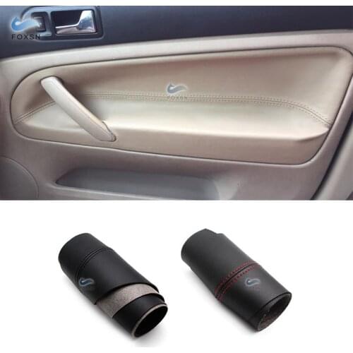Car Accessories For Volkswagen Passat B5 1998 1999 2000 2001 2002 2003 2004 2005 2006 Car Door Panel Armrest Cover Sticker Trim