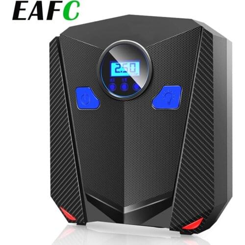 Car Air Compressor Pump Digital Tire Inflator DC 12V 120W 150 PSI Car Air Pump with Auto Shut Off Gauge and Powerful Emergency