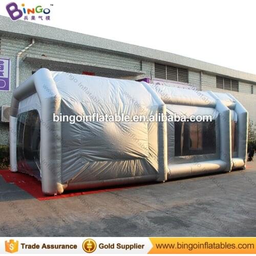 Free Shipping Inflatable Spray Paint Garage Booth Tent High Quality 8X4.5X3 Meters Cabine de peinture gonflable toy tents