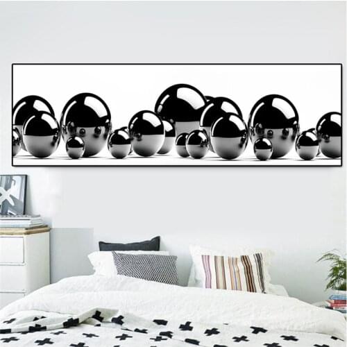 Black and white ball Diamond Embroidery modern Wall Decor Diamond Painting Full Square Round Mosaic Picture of RhinestoneZP-1711