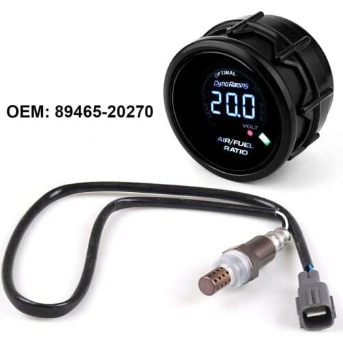 2'' 52mm Smoke Air Fuel Ratio Gauge Narrowband O2 Oxygen Sensor For Toyota RAV4 CARINA CALDINA CAMRY OEM:89465-20270