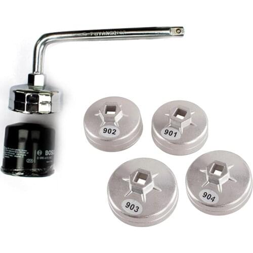 Cap Oil Filter Wrench Premium Alloy Aluminum Car Hand Tool Housing Tool Remover For BTW /Chery /Golf Type 901 ~ 915 65mm - 101