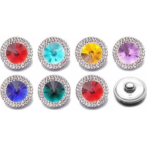 Hot Silicone 18mm Acrylic Resin Uneven Resin Snap Button 015 Fit Charm Interchangeable Bracelets Jewelry For Women Accessories