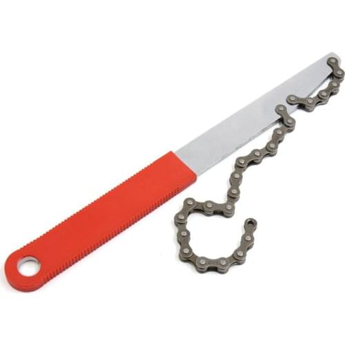 Uxcell Bicycle Cassette Remover Wrench Sprocket Chain Whip Flywheel Fixed Repair Tools