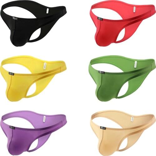 Mens Sexy Brazilian Underwear Soft Pouch Bikini Under Panties Half Back Coverage Mens Underwear