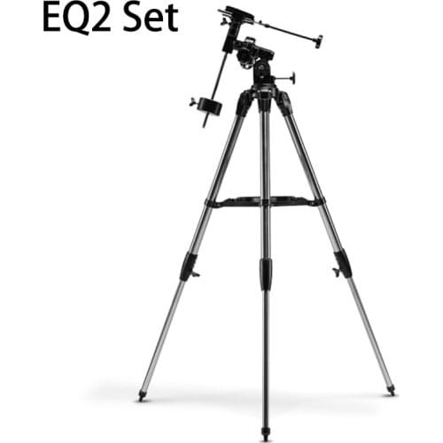 Equatorial Mount Set EQ2/EQ3 with Stainless Steel Tripod for DIY Astronomical Telescope Accessories