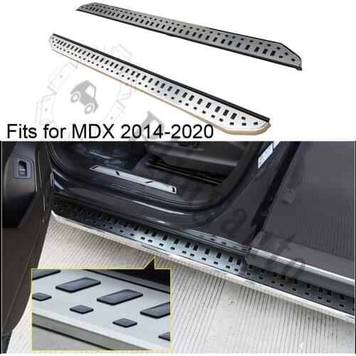 Running board fits for A.cura MDX 2014-2020 side steps nerf bar car pedal side stairs side bar 2PCS