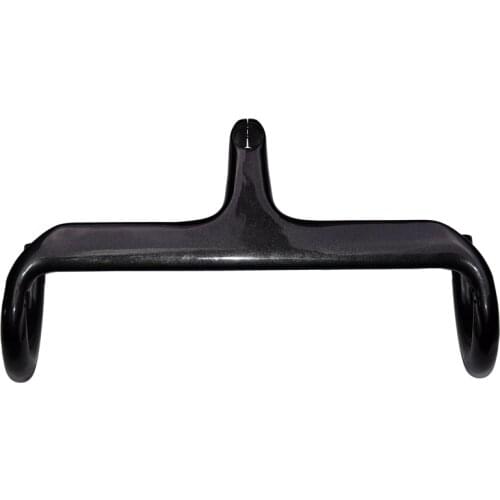 New Racing Road bike UD full carbon fibre handlebar aero drop bar stem integrated internal cable 400-440*90-120mm Free shipping