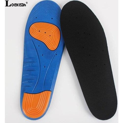Silicone Gel Insoles Unisex Shock Absorption Sport Shoes Pads Arch Support Athletic Running Breathable Insole Shoe Pads