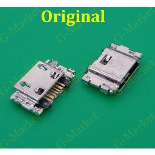 100pcs/lot Micro USB Charging Port Jack Connector For Samsung J5 SM-J500 J1 SM-J100 J100 J500 J5008 J500F J7 J700 J700F J7008