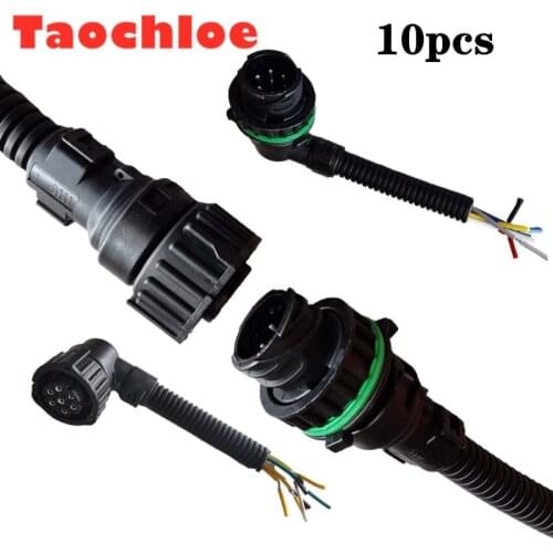 10pcs 7 pin car plug For dongfeng tianlong kam day for mercedes-benz ACTROS taillight assemblies auto plug socket