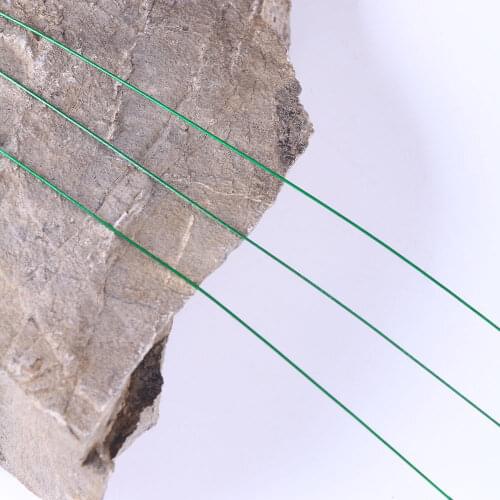 20PCS Anti Bite Steel Fishing Line Steel Wire Leader With Swivel Fishing Accessory Lead Core Leash Fishing Wire 15CM-50CM