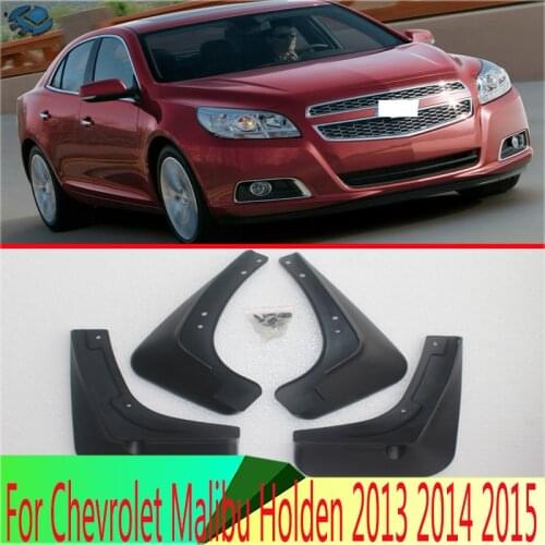 4pcs For Chevrolet Malibu Holden 2013 2014 2015 Mudflaps Splash Guards Mud Flap Front Rear Mudguards Fender