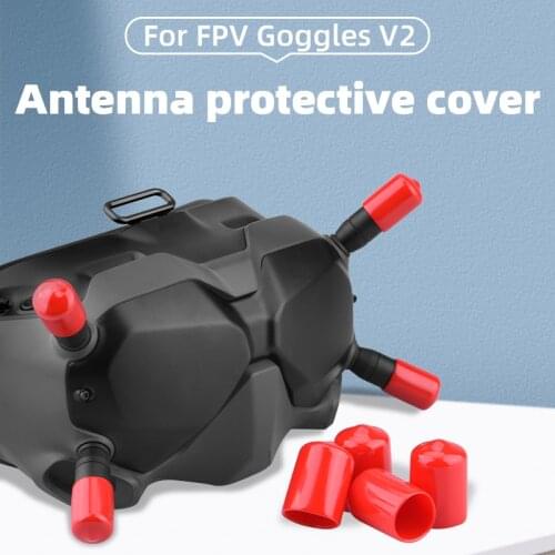 4pcs Antenna Protective Cover Sleeve Case For DJI FPV Goggles Antenna Soft Rubber Material Not Transformative High Quality