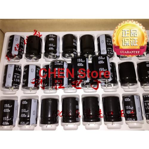 4pcs new NICHICON LS 400V150UF 22x30mm electrolytic capacitor 150uF/400v 85 degrees ls 150UF 400V