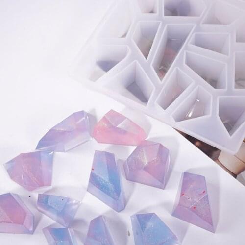 DIY Irregular Stone Mold Crystal Epoxy Table Decoration Mold Cutaway Jewelry Silicone Mold for resin