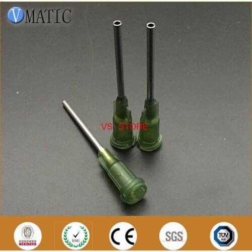 Free Shipping Non-Sterilized 100Pcs 14G 1" Inch Dispensing Syringe Needle