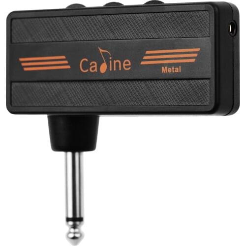 Caline CA-101 Guitar Headphone Amp Mini Plug Amplifier Rechargeable with Distortion Effect for Electric Guitar Accessories Parts