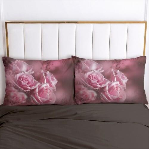 3D Pillow Case Pillowcase Custom 50x70 50x75 70x70cm Bedding For Wedding Decorative Pillow Cover Microfiber Home Textile