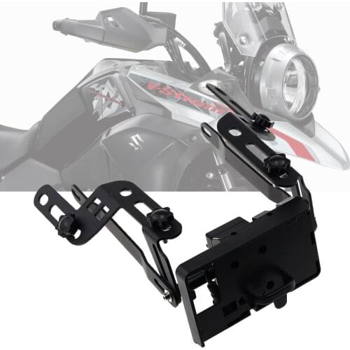 USB Charger Phone Holder for SUZUKI DL250 VERSYS DL 250 Motorcycle Windshield Lifting Function Adjustment GPS Navigation Plate