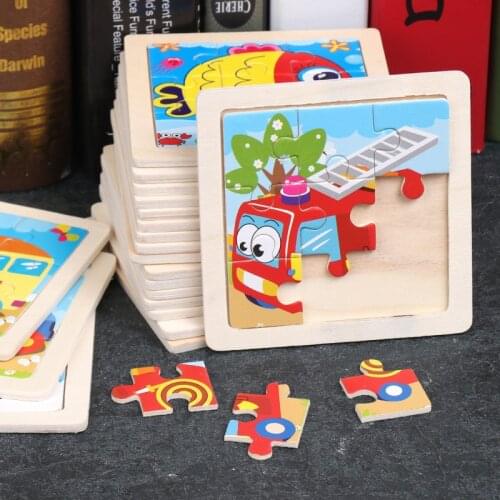 Montessori Toys Educational Wooden Toys for Children Early Learning Puzzle Kids Exercise Intelligence Animal Match Teaching Aids