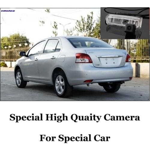 LiisLee Reversing image Camera For TOYOTA Belta Vios Yaris Sedan XP90 MK2 2007~2013 Night Vision HD Dedicated Rear View back CAM