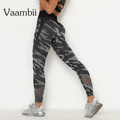 Women Camo Leggings For Sport Fitness Sportswear Womens Summer Leggings Sport Yoga Pants Seamless Leggings High-waisted Tights
