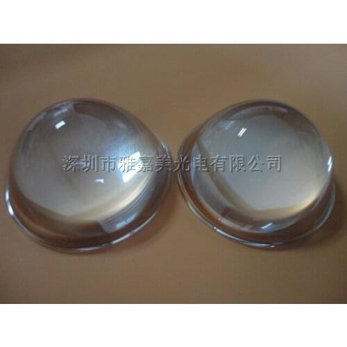 Optical glass lens Diameter 52MM High 24.8mm Plano convex Led lens,LED condenser lens