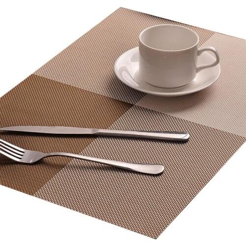 Fashion Placemat Heat Resistant Dining Table Pads Insulation Pot Holder Mat Waterproof Oilproof Table Mat For Kitchen Resistant