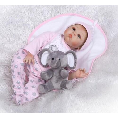 55cm Soft Bebe Reborn Menina Children Best Friend Princess Bonecas Silicone Baby Dolls Xmas Gifts