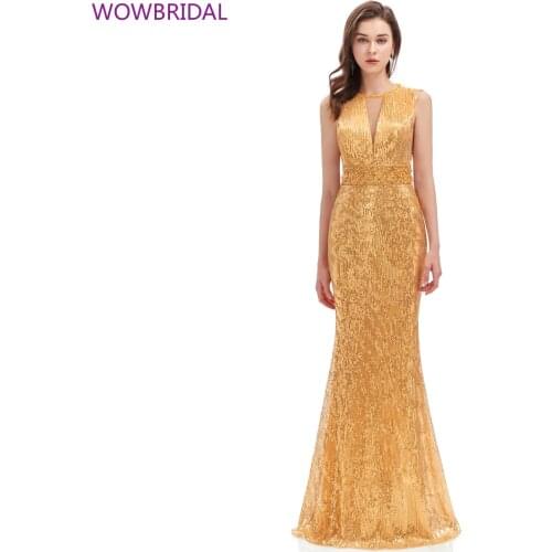 2021 New Womens Spring and Summer Dress Elegant Sequin Formal Evening Dress Halter Sexy Dress Wedding Evening Dress