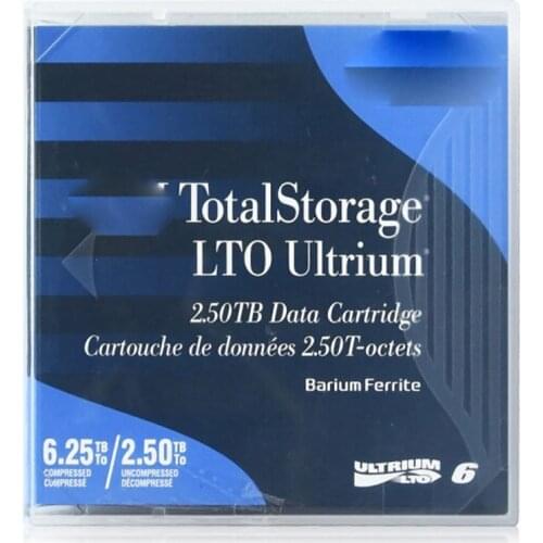 New and original LTO 6 Ultrium 2.5TB/6.25TB 00V7590