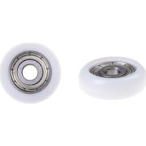 One Or 10pcs 625ZZ Bearings Passive Round Roller Wheel With Kossel Nylon Plastic Wheel 5x21.5x7mm For 3D Printer Parts