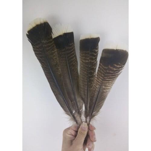 Wholesale 20 pc 10-13 inches / 25-33 cm high quality natural turkey feather, diy jewelry decoration