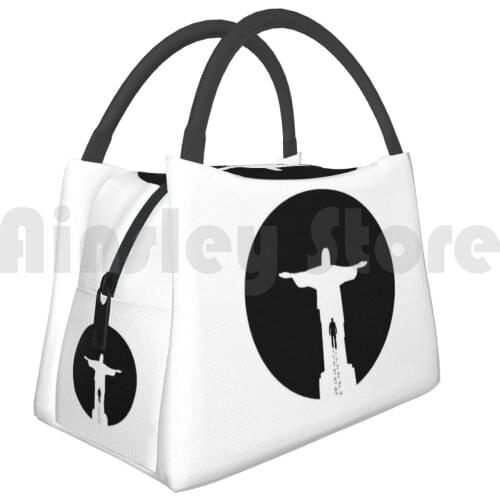Cooler Lunch Bag Picnic Bag Following Jesus Footsteps Christ Jesus God