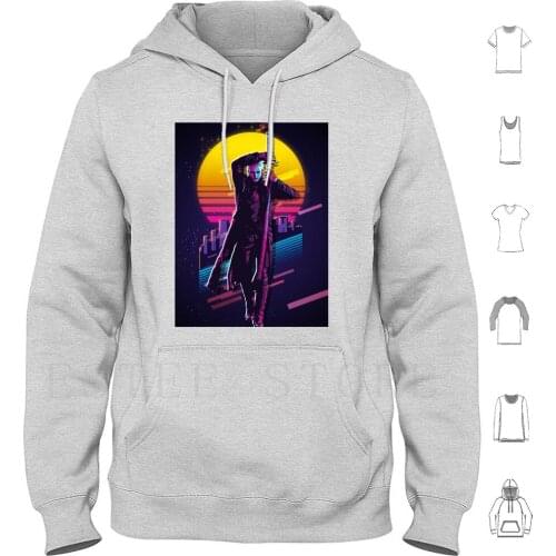Vergil ( 80S Retro ) Hoodies Long Sleeve Dante Vergil Dante Vergil Dmc Vergil Fanart Design Painting Dmc Fanart Dmc