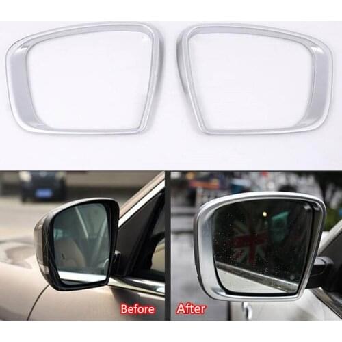 YAQUICKA 2Pcs/pair Car Exterior Rearview Mirror Frame Trim Cover Sticker Fit For Maserati Levante ABS Protective Car-styling