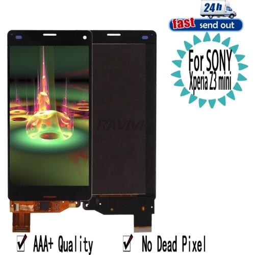 4.6" LCD For SONY Xperia Z3 Mini Compact LCD Display D5803 D5833 Touch Screen Digitizer Assembly Replacement For SONY Z3 mini