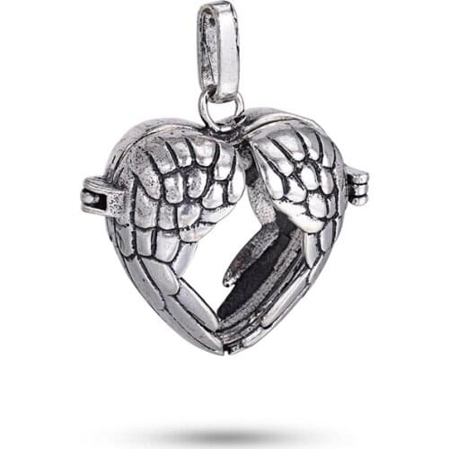 1P Fit 16mm Sound Ball Felt Balls Lava Stone Diffuser Cage Locket Pendants For DIY Jewelry Making