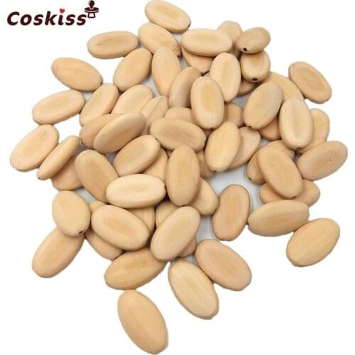 3.5cm*2.0cm(1.4''*0.8'')Marquise Wooden Chips Rectangle Oval Flat Chips Wood Jewelry Unfinished Beads Chips DIY Accessories