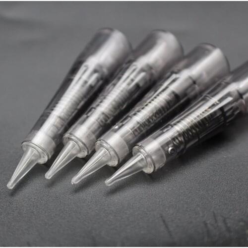 50 pcs 0.18mm 1R /0.25mm1R /0.3mm1R/0.4mm 1R 3R 5R permanent makeup cartridge needle for Permanent Makeup Eyeliner Eyebrow lip