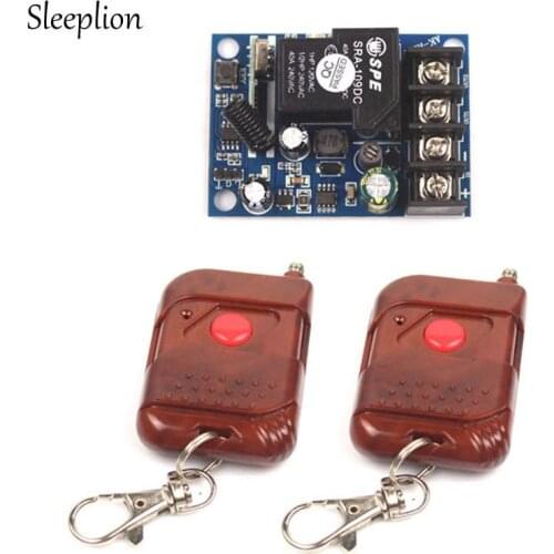 Sleeplion 12-48V 12V 24V 36V 48V 40A 1CH RF Wireless Remote Control Switch System teleswitch+Receiver
