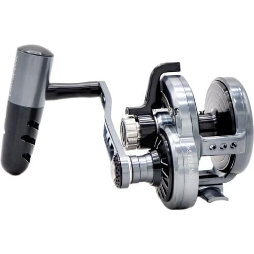 CAMEKOON Saltwater Reel with Lever Drag Offshore Big Game Jigging Fishing Reels High Speed 6.3:1 Trolling Reel